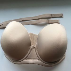 Wacoal padded strapless bra straps included 32DDD